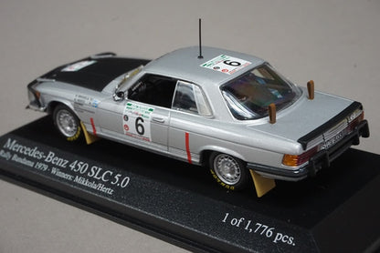 1:43 MINICHAMPS 430793996 Mercedes Benz 450 SLC 5.0 Bandama Rally Winner 1979 #6