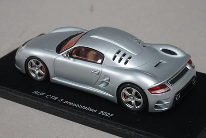 1:43 SPARK S0714 RUF CTR 3 Presentation 2007 Silver model car