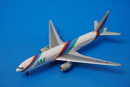 1:500 B777-200 JAS Japan Air System Rainbow Seven JA8977 JD51003 JALUX airplane model