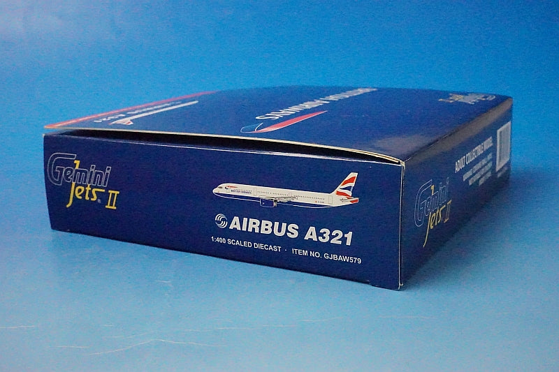 1:400 A321-231 British Airways G-EUXD GJBAW579 Gemini