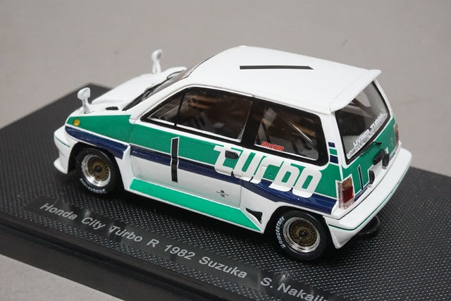 1:43 EBBRO 44469 Honda City Turbo R Suzuka 1982 #1