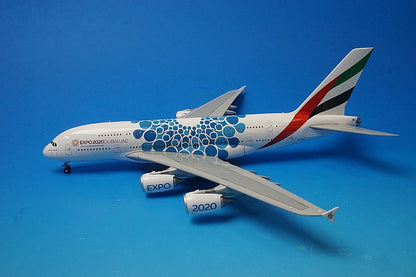 1:200 A380-800 Emirates Blue Expo 2020 A6-EOC G2UAE779 Gemini