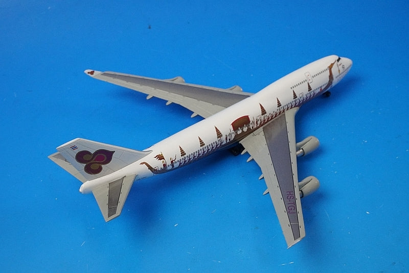 1:400 B747-4D7 Thai Royal Barge HS-TGJ 55133 Dragon airplane model