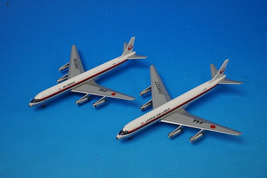 1:400 DC-8-62 JAL Old Tsurumaru Paint & JAL Cargo JA8036 JA8037 2004-002 Big Bird airplane model