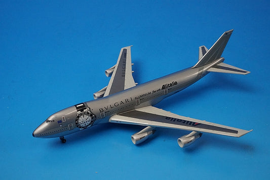 1:400 B747-200 Alitalia Bvlgari paint I-DEMS 55538 Dragon airplane model