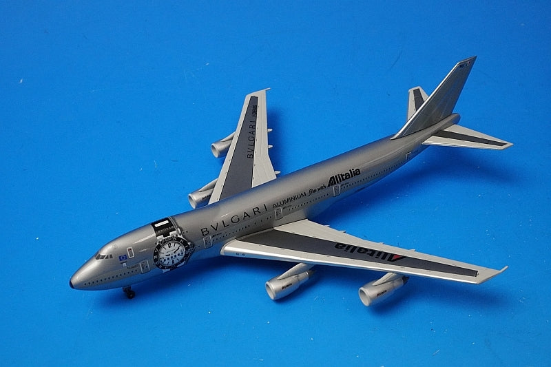 1:400 B747-200 Alitalia Bvlgari paint I-DEMS 55538 Dragon airplane model