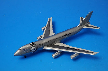 1:400 B747-200 Alitalia Bvlgari paint I-DEMS 55538 Dragon airplane model