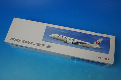 1:200 B787-8 JAL New Tsurumaru Paint JA822J BJQ1118 JALUX airplane model