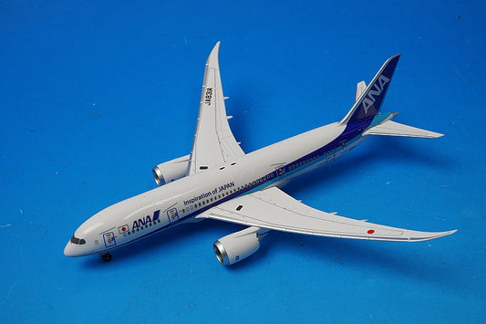 1:400 B787-8 ANA Inspiration of JAPAN Main Wing Flight Position JA831A NH40116 ANA Trading airplane model