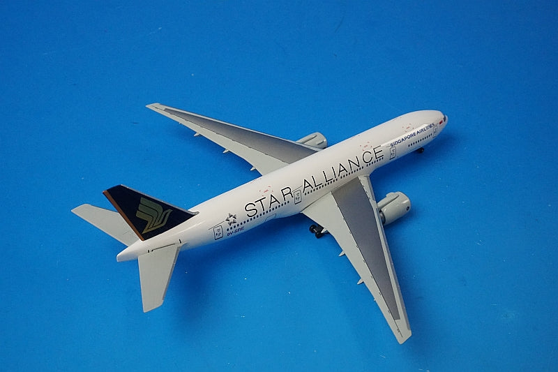 1:400 B777-200 Singapore Airlines Star Alliance 9V-SRE 55808 Dragon