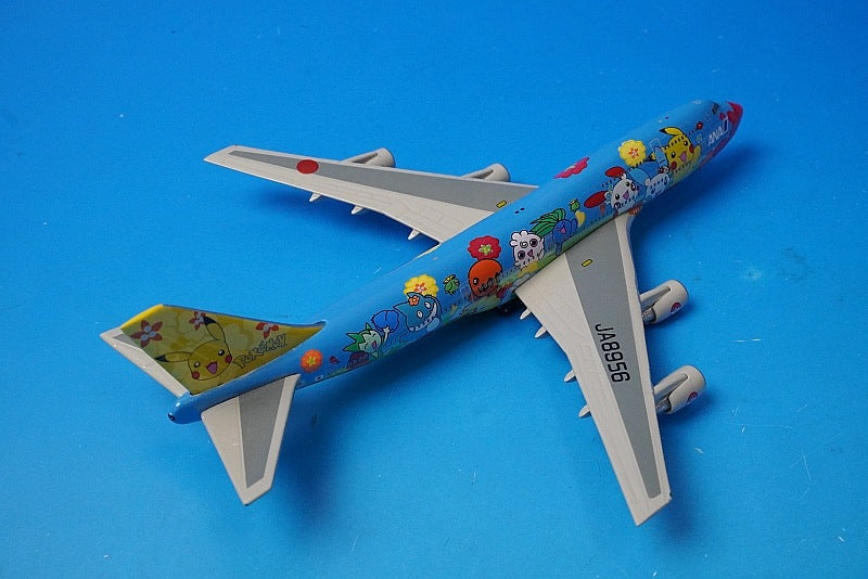 1:400 B747-400 ANA Pokemon Flower Jumbo JA8956 10034 Phoenix airplane model