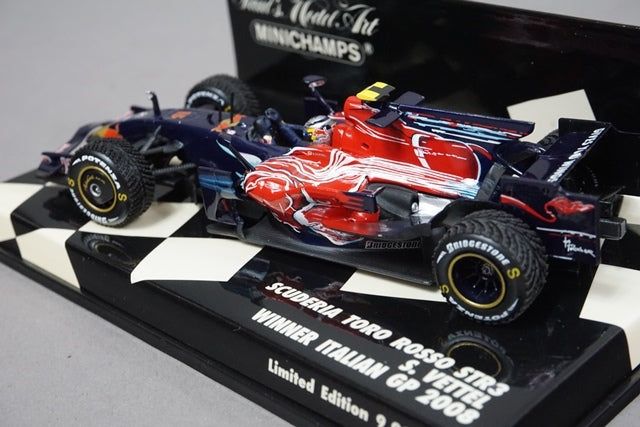 1:43 MINICHAMPS 400080115 Scuderia Toro Rosso STR3 ITALIA GP 2008 S.Vettel #15