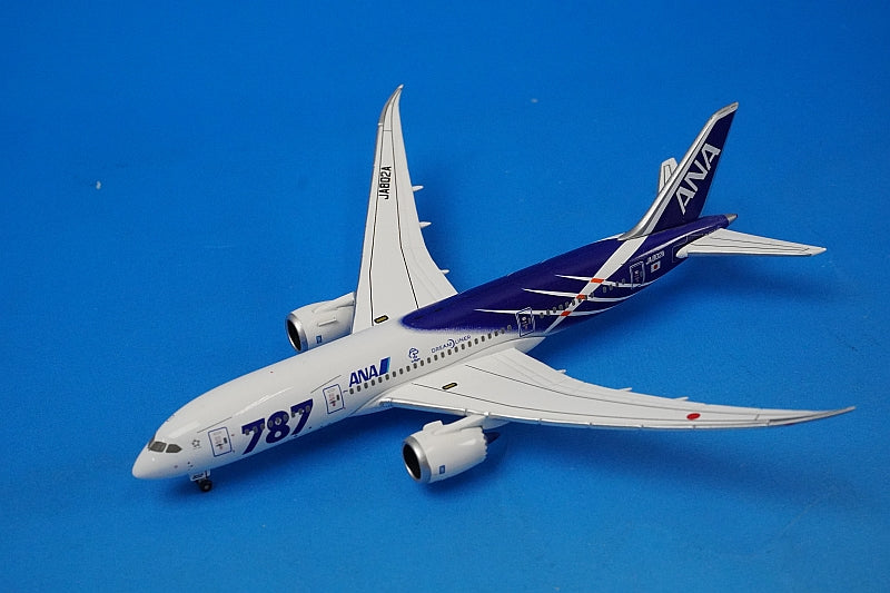 1:500 B787-8 ANA Special Marking Main wing flight attitude JA802A NH50072 ANA airplane model