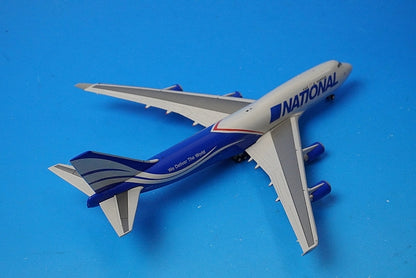 1:400 B747-400 National Air N952CA GJNCR2016 Gemini airplane model