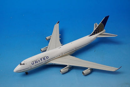 1:400 B747-400 United N128UA GJUAL1146 Gemini airplane model