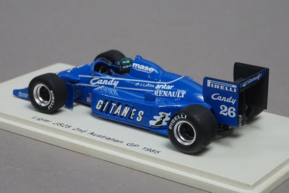 1:43 SPARK S3973 Ligier JS25 Australian GP 1985 #26 Jacques Laffite