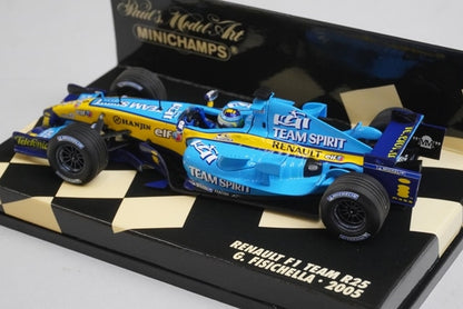 1:43 MINICHAMPS 400050006 Renault F1 Team R25 2005 #6 G. Fisichella model car