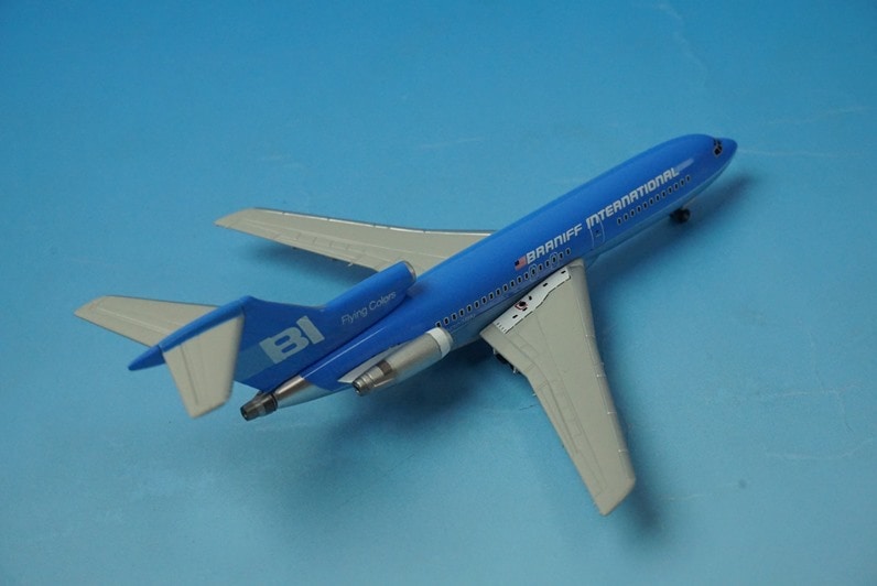 1:400 B727-100 Braniff International Blue N309BN JX033 Jet-x airplane model