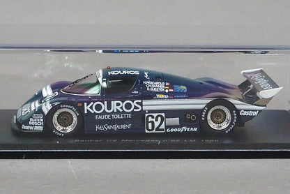 1:43 SPARK S1258 Sauber C8 Mercedes Le Mans 1986 #62