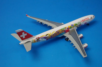 1:400 A340-300 Swiss International Airlines Flower Power HB-JMJ 56306 Dragon