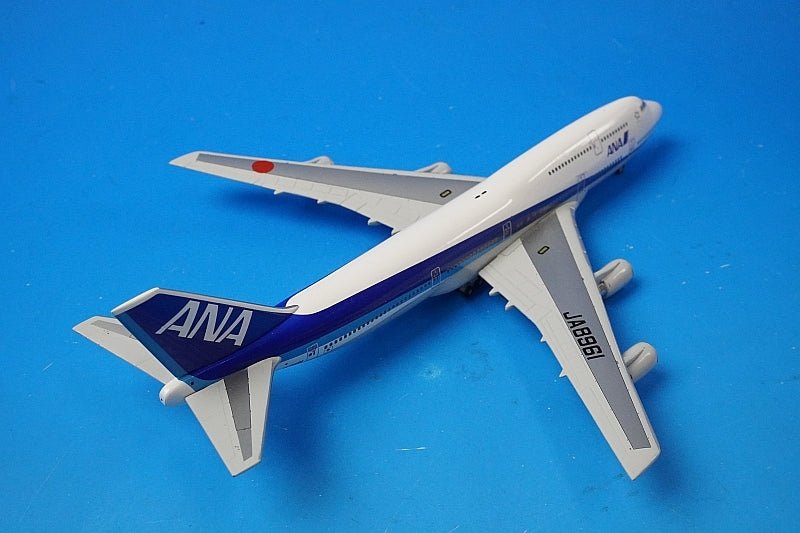 1:400 B747-400D ANA final flight, wooden pedestal stand included, JA8961 NH40081 ANA airplane model