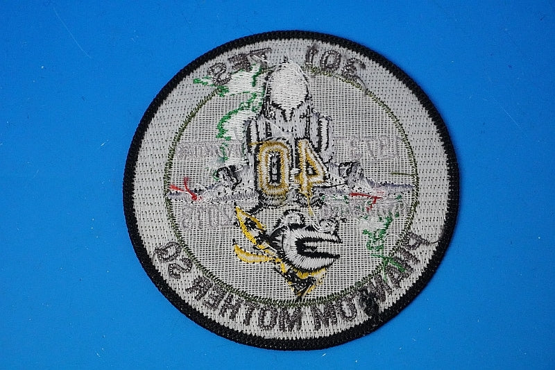 Patch JASDF F-4EJ Kai 301TFS Momori Air Base - Iridawara Air Base Phantom Mother Unit Transfer Commemorative low visibility without hook and loop