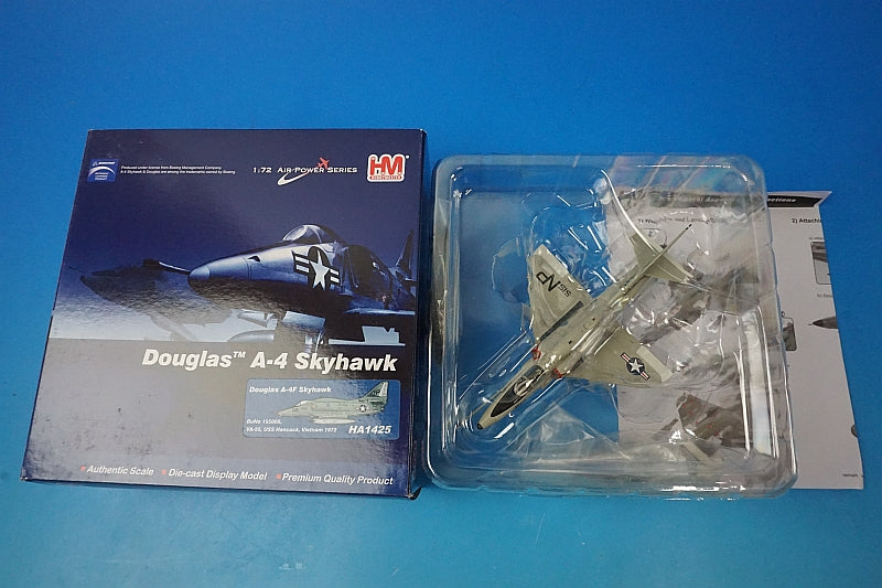 1:72 A-4F Skyhawk U.S. Navy 55th Attack Squadron Warhorse Carrier Hancock HA1425 Hobby Master