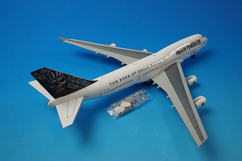 1:200 B747-400 IRON MAIDEN WORLD TOUR 2016 ED FORCE ONE TF-AAK 571609 Herpa