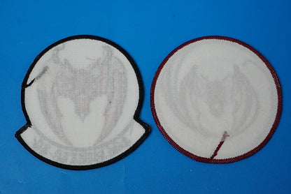 Patch USAF 44th Expeditionary Fighter Squadron Vampire Eagle Driver Patch (2 types, 2-piece set) without hook and loop