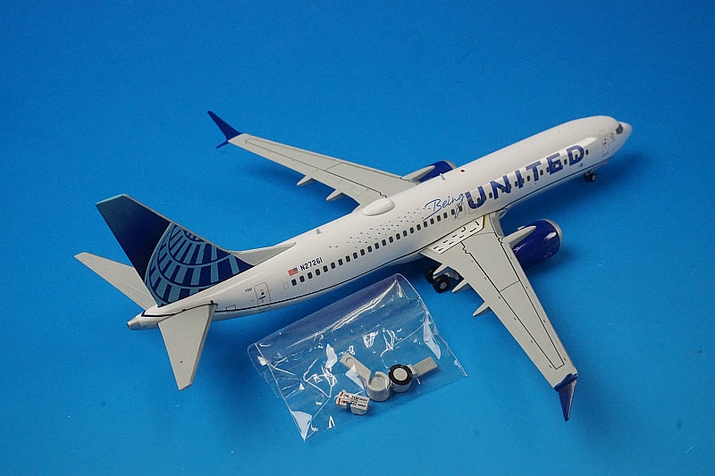 1:200 B737 MAX 8 UNITED Being United Together N27261 G2UAL1086 Gemini airplane model