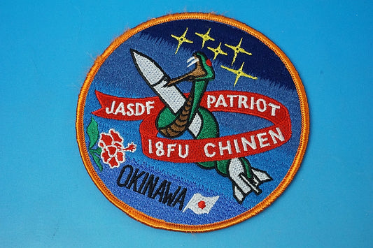 Patch JASDF PATRIOT 18FU CHINEN OKINAWA without hook and loop