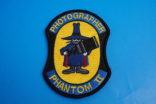 Patch JASDF F-4EJ Phantom II Photographer Spook with hook and loop