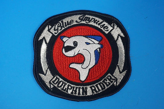 Patch JASDF Blue Impulse DOLPHIN RIDER without hook and loop