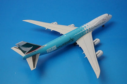 1:400 B747-8F Cathay Pacific Cargo Hong Kong Trader B-LJA *Metal stand included CX7478B Phoenix airplane model