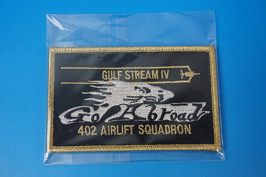 Patch JASDF U-4 402 Airlifr SQ GULF STREAM IV Iruma Air Base with hook and loop