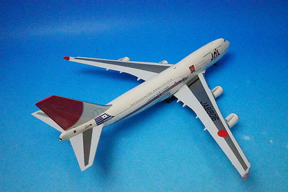 1:200 JAL B747-400 50th Anniversary of International Service (JA8906) BBOX02 Blue Box airplane model
