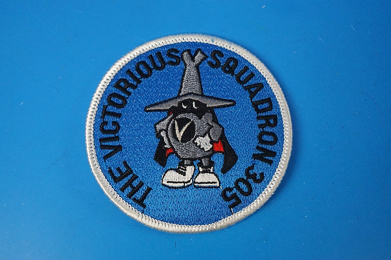 Patch JASDF 305SQ Spook The Victorious Squadron 305 Blue without hook and loop