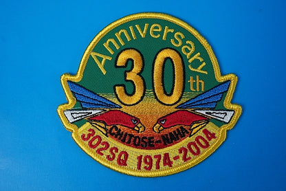 Patch JASDF 302SQ 1974-2004 30th Anniversary Haliaeetus albicilla without hook and loop