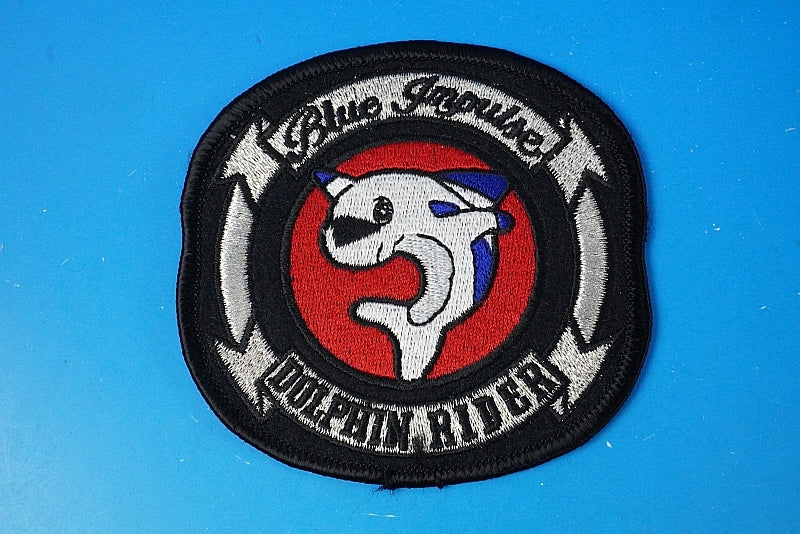 Patch JASDF Blue Impulse Dolphin Rider Matsushima A.B. with hook and loop