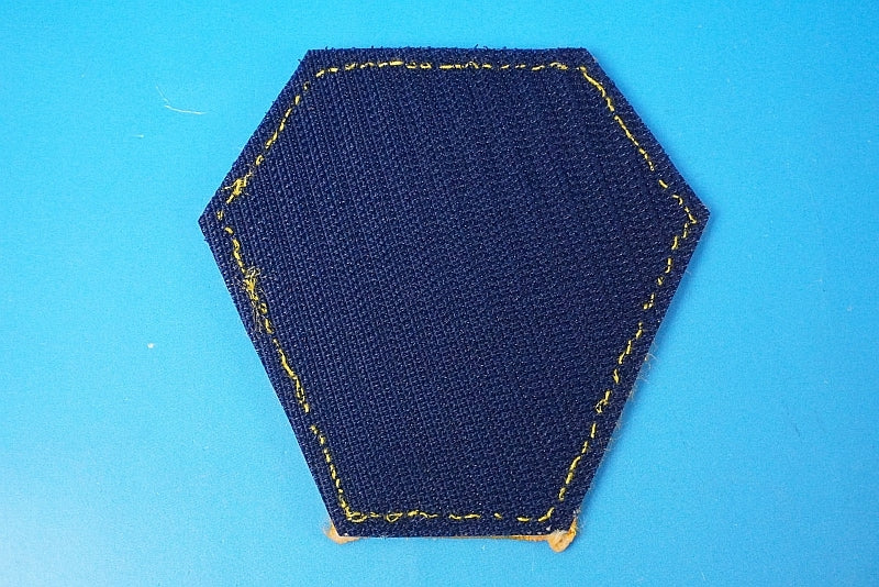 Patch JASDF Aggressor Flight Training Squadron Cobra Komatsu Air Base Shoulder Patch Hexagon Yellow with Hook and Loop