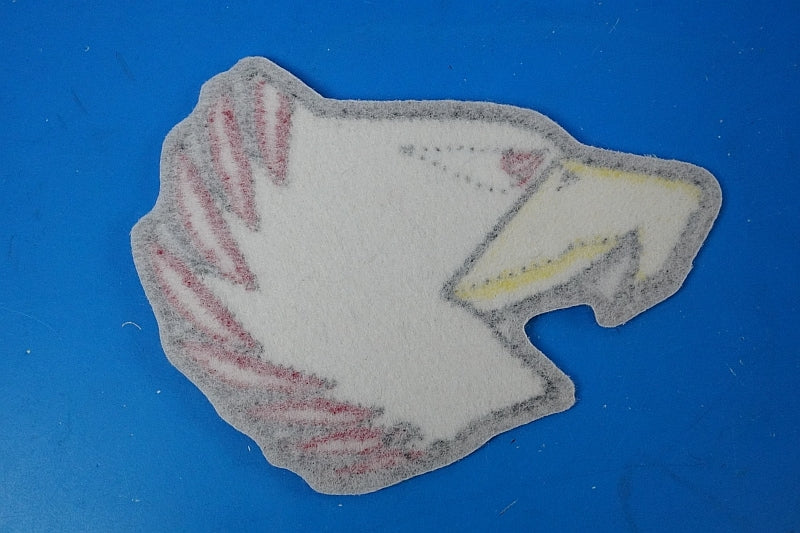Patch JASDF Eagle Head without hook and loop