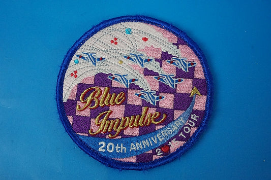 Patch JASDF Blue Impulse 20th Anniversary 2015 with hook and loop