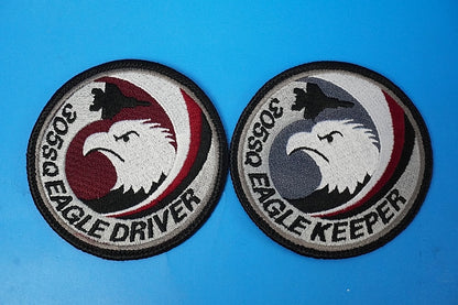 Patch JASDF Eagle Keeper Eagle Driver High Visibility Low Visibility 2 Piece Set without hook and loop