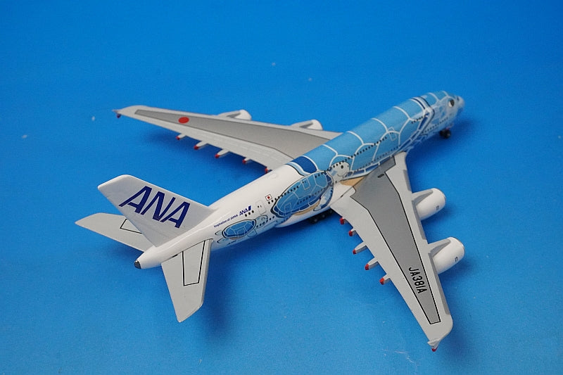 1:500 A380-800 ANA FLYING HONU ANA Blue with WiFi Radome and Gear JA381A NH50091 ANA Trading