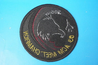 Patch JASDF 305SQ Eagle ACM MEET War Race 2003 Champion without hook and loop