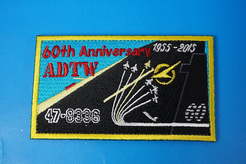 Patch JASDF ADTW F-4 Phantom #47-8336 1955-2015 60th Anniversary Square with hook and loop