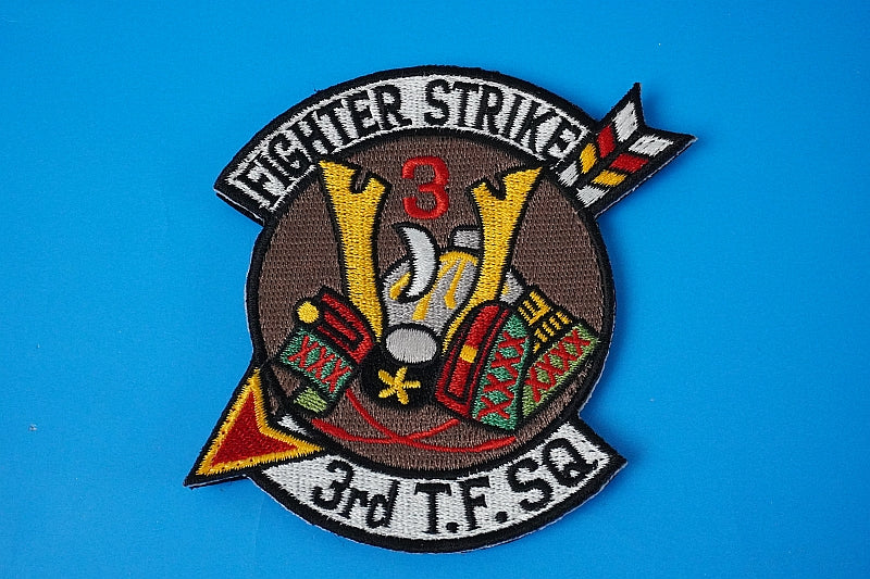 Patch JASDF 3rd TFS MISAWA A.B. KABUTO-warrior Fighter Strike with hook and loop