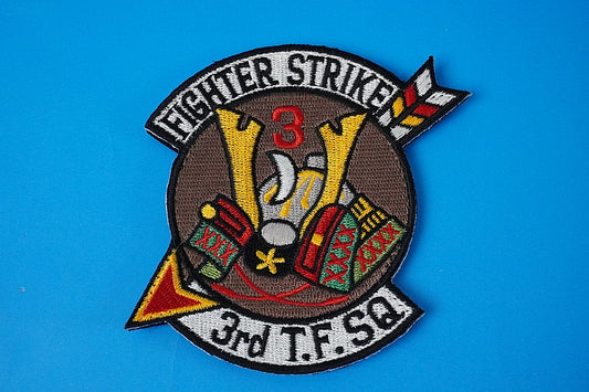 Patch JASDF 3rd TFS MISAWA A.B. KABUTO-warrior Fighter Strike with hook and loop