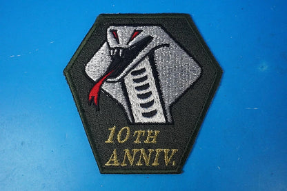 Patch JASDF Air Self-Defense Force Aggressor Flight Training Squadron 10th Anniversary Shoulder Patch (No Velcro)