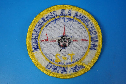 Patch JASDF T-2 4th Wing 21st SQ Matsushima High Visibility Blue without hook and loop